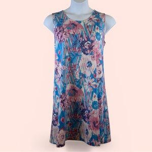 Stella Parker Women's L Turquoise Blue/Pink Swim Cover-up